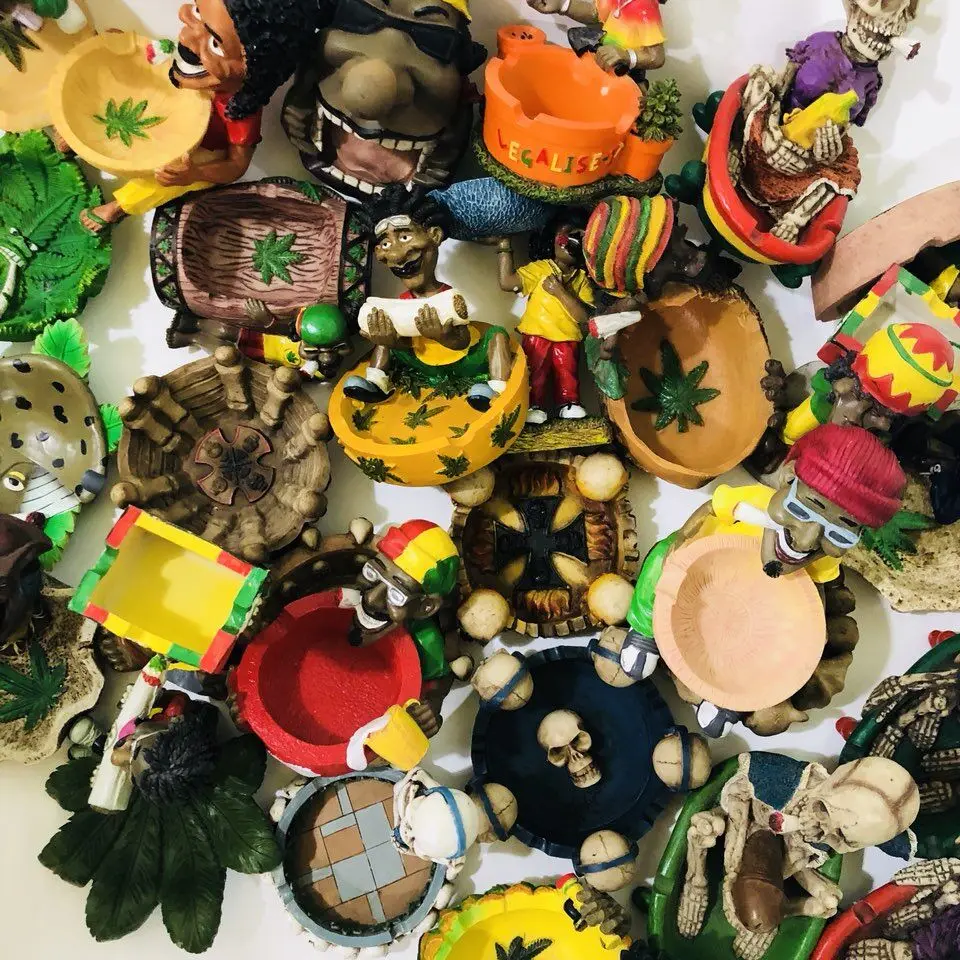 Полимерные пепельницы милые Мультяшные курение травы аксессуары креативные