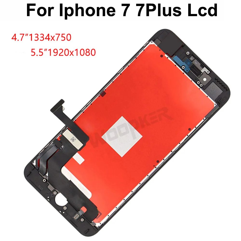 Сенсорный ЖК экран для iPhone 7 7plus дисплей в сборе дигитайзер Замена 7P ЖК|Экраны