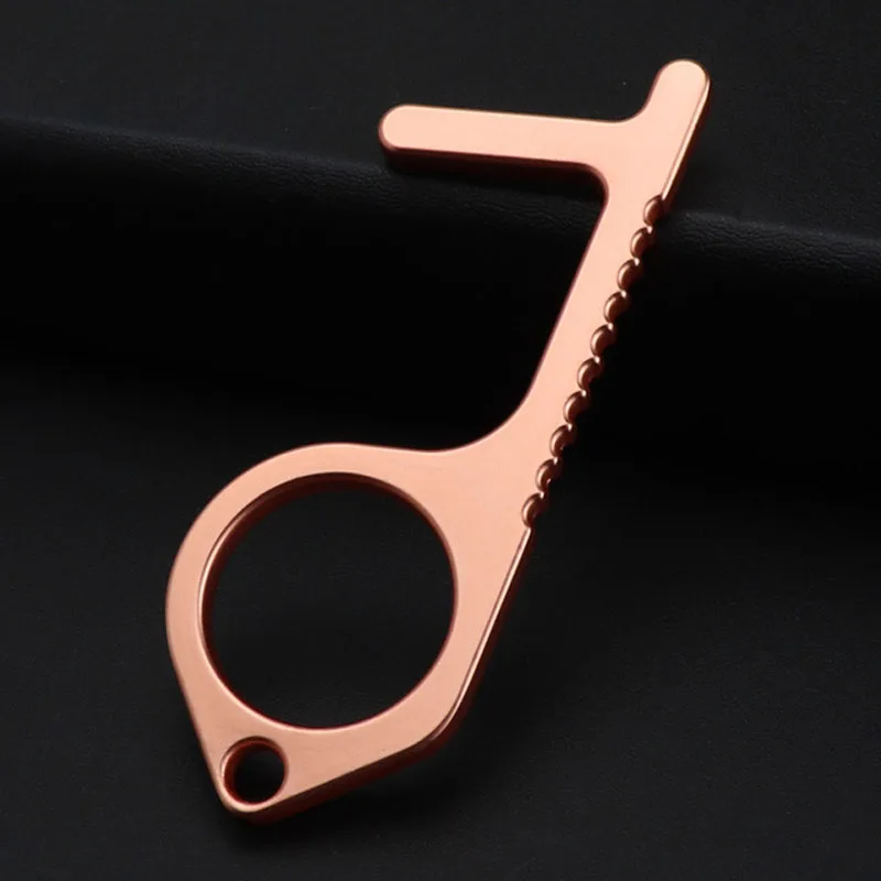 Безопасная защита изоляция латунный Цвет ключ для двери Бесконтактный