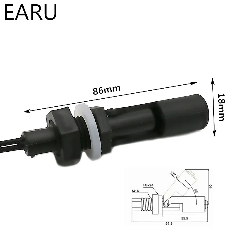 Горизонтальный Поплавковый сенсорный переключатель боковое Крепление фонарь