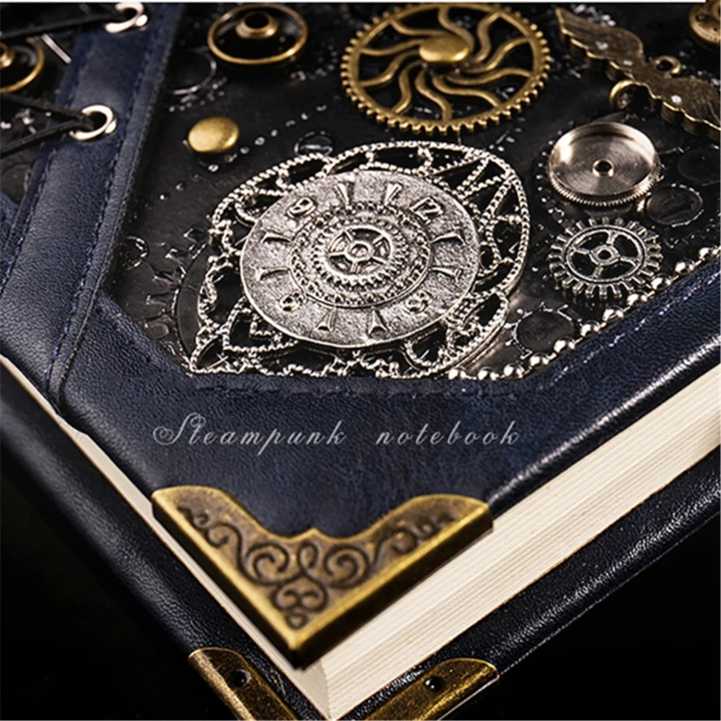 

Steampunk Gear Retro Notebook Artwork Level Handmade Exquisite Novelty Gift 16 x 12cm