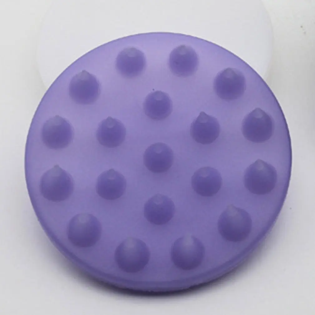 Массажная щетка для головы мягкая кисть мытья силиконовая инструмент