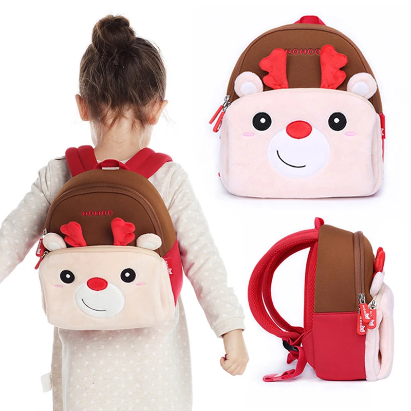 Школьные ранцы с изображением рождественского лося для детей милые детского