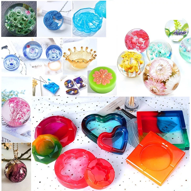 

1 Set Clear Epoxy Resin High Adhesive 3:1 Ratio AB Crystal Resin Coating Casting Transparent Resin Crafts Jewelry Making