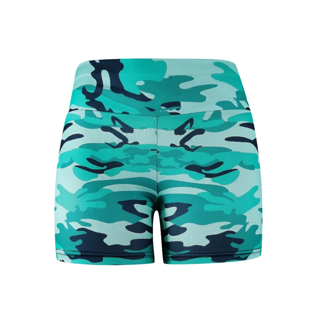 Камуфляжные шорты для женщин Femme Basic Slip Bike Shorts Компрессионные тренировок Штаны