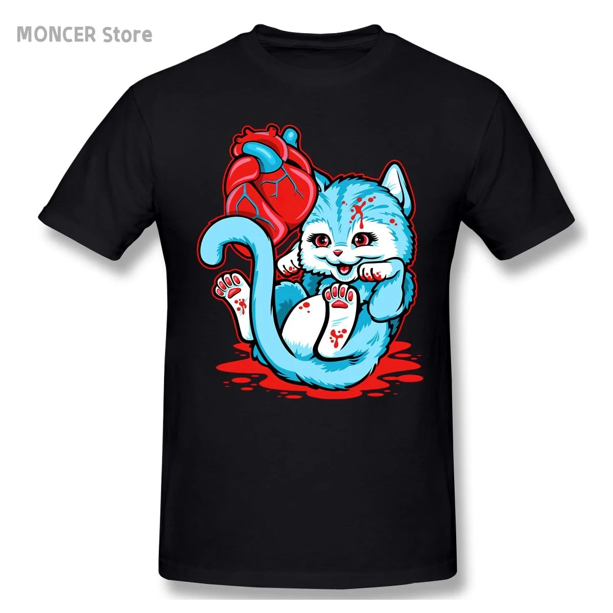 

Cat Got Your Heart T Shirt Casual Man/women Tee T-Shirt Short Sleeve Cotton Tshirt