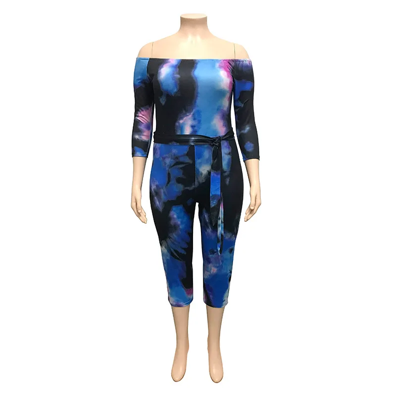 Женский комбинезон с воротником лодочкой поясом|Женские комбинезоны| |