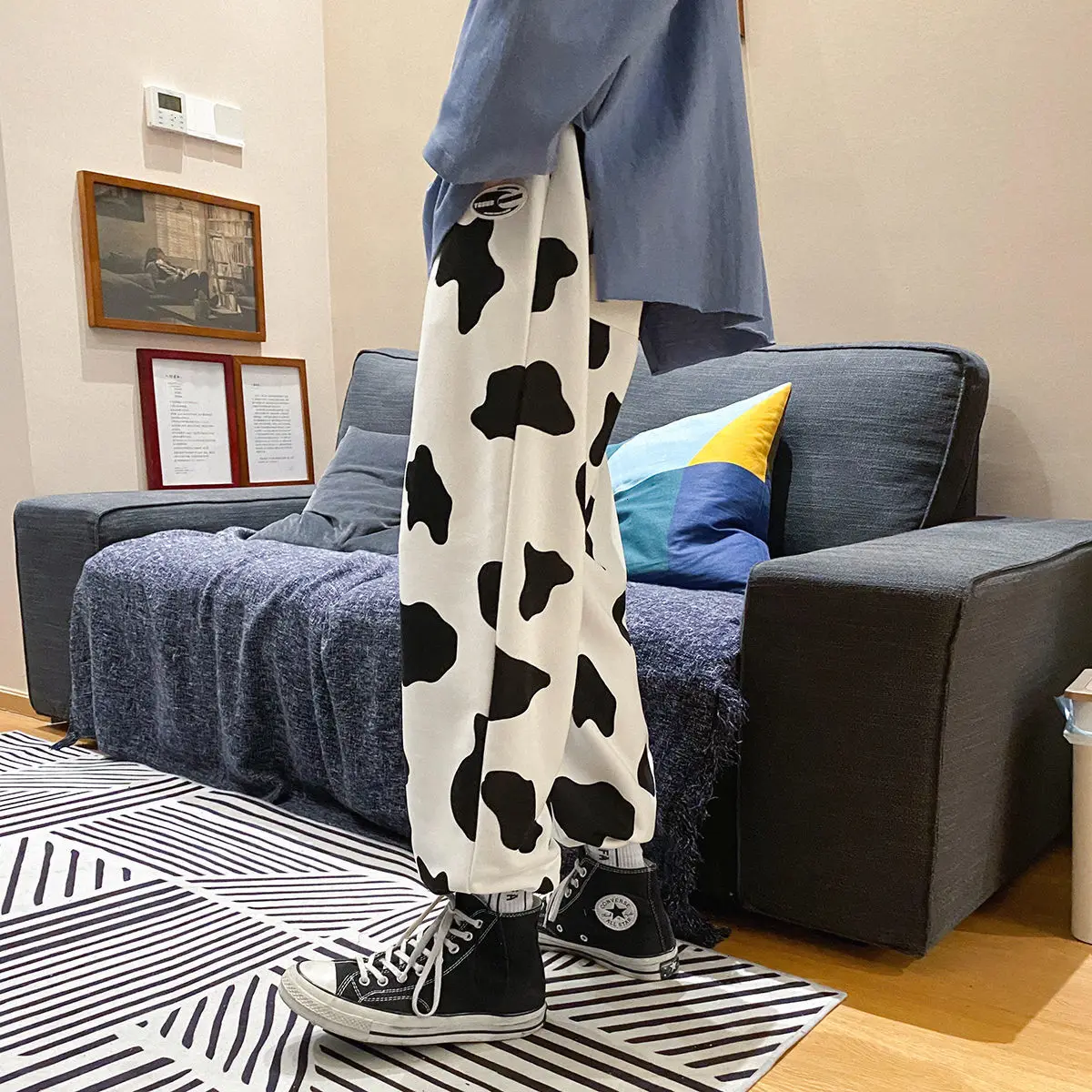 

Privathinker Men's Casual Sport Thicken Pants Graphic Printed Woman Trousers 2021 Korean Streetwear Pants Male Clothing Hip Hop