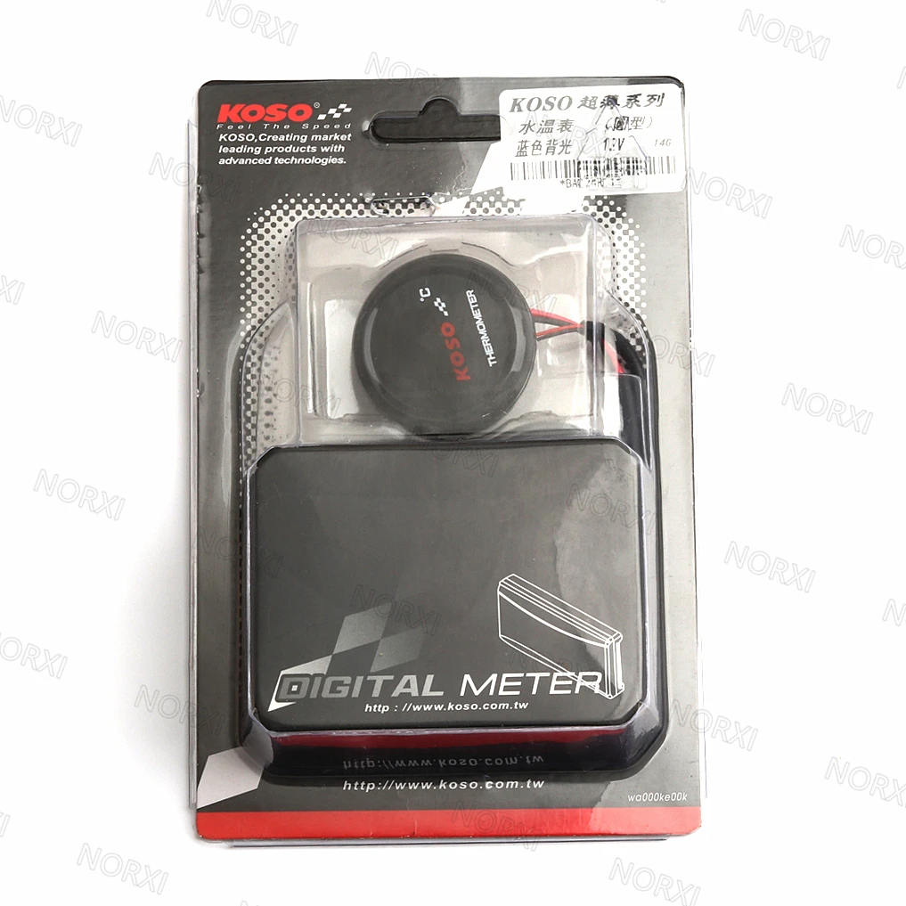 Новый Круглый датчик температуры для гоночного мотоцикла KOSO с сенсорной