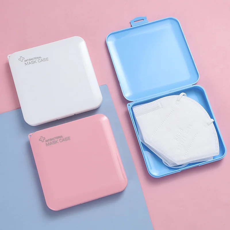 

Disposable Portable Mask Storage Case mask holder Save mask box Face Mask Container Mask Organizer Box Surgical Mask