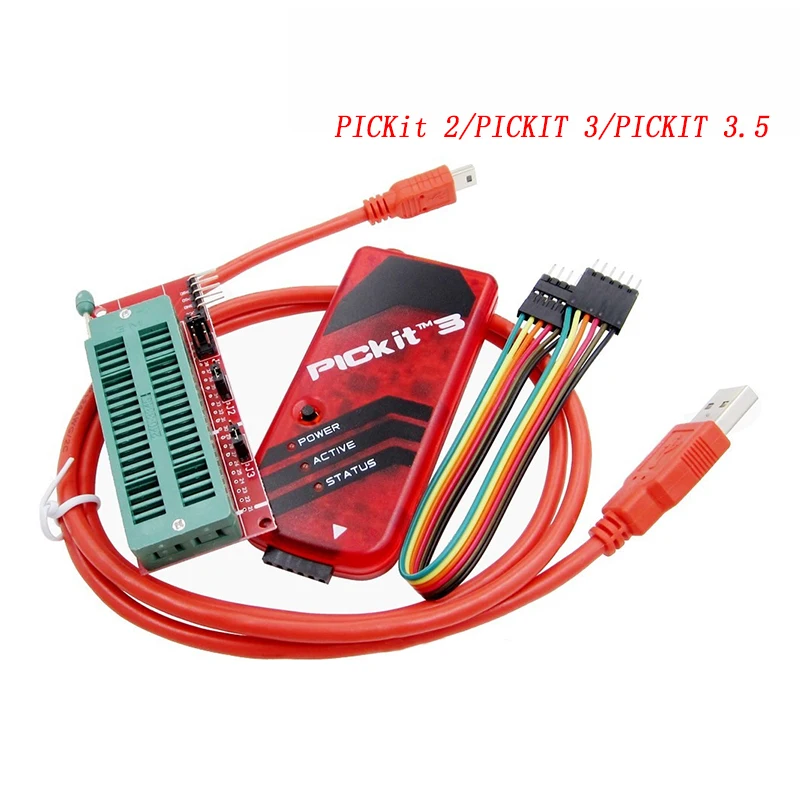 1 комплект PICKIT3 программист + PIC ICD2 PICKit 2 PICKIT 3 5 программирующий адаптер