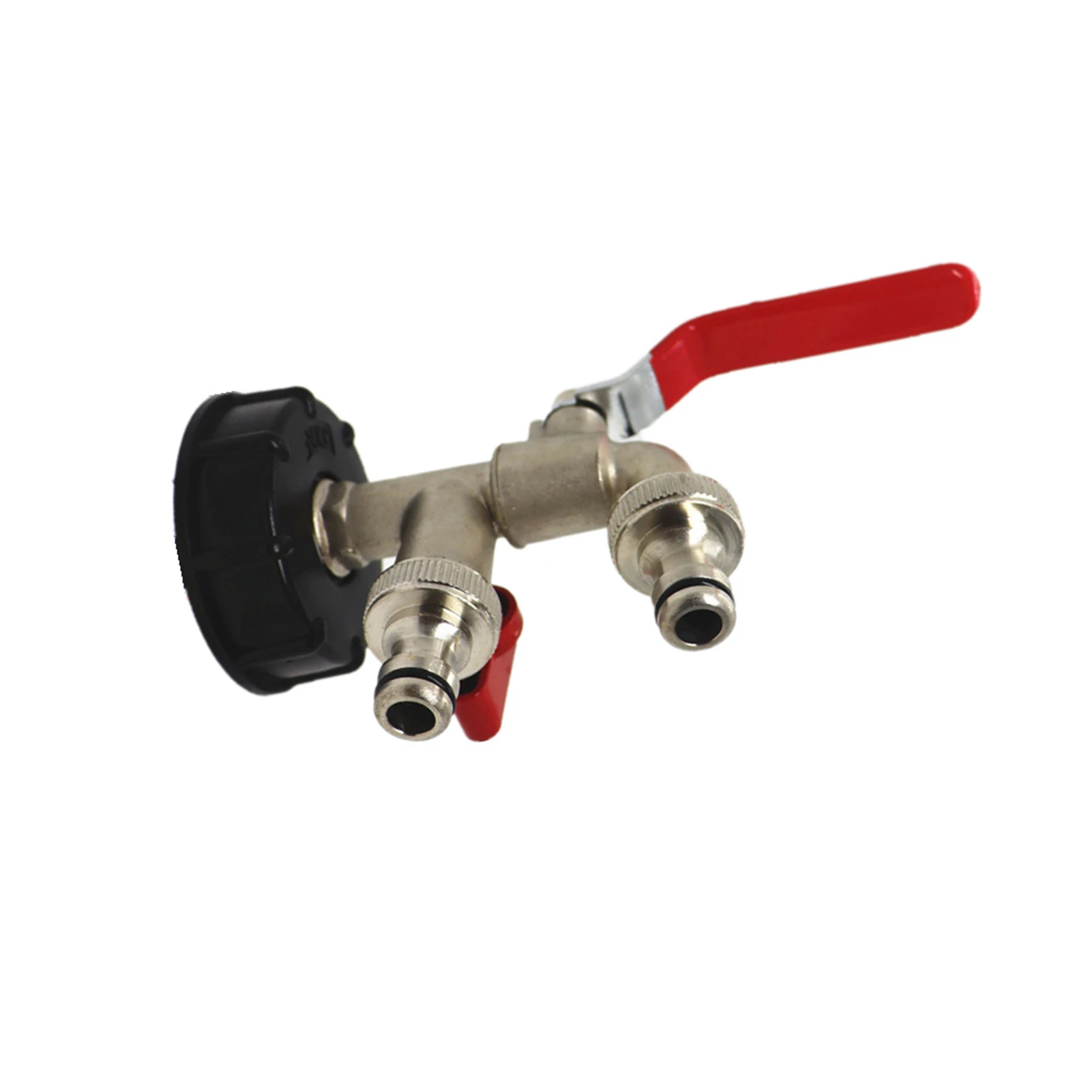 

Brass IBC Tank Adapter S60X6 1/2" 3/4" Garden Hose Faucet Water Tank Hose Connector Tap Replacement Connector Fitting Valve