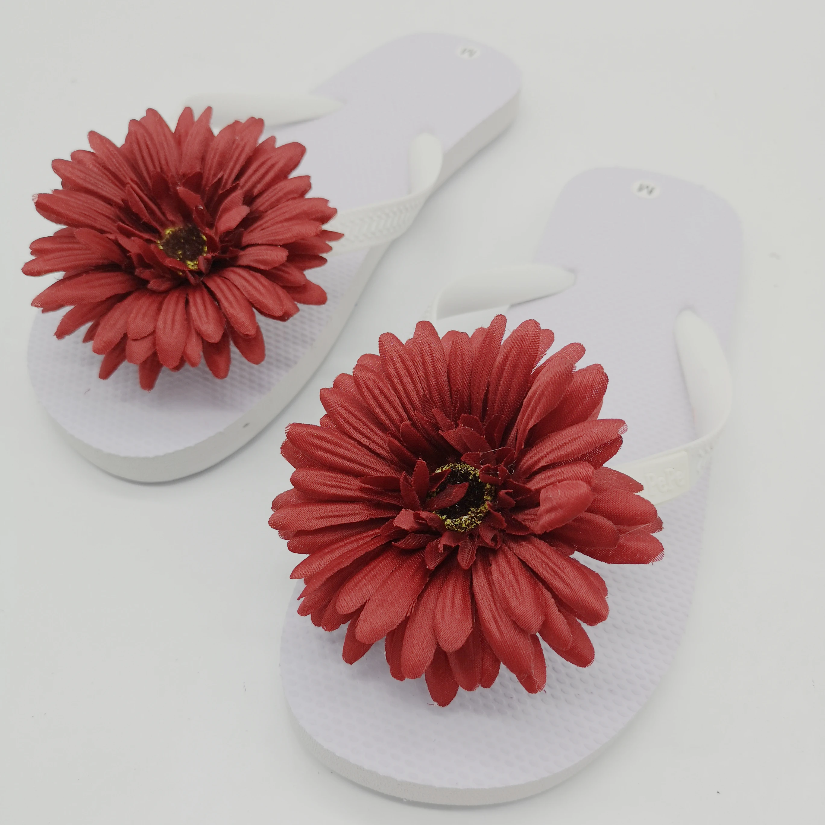 Сандалии HAHAFLOWER женские ручной работы повседневная обувь с цветами шлепанцы