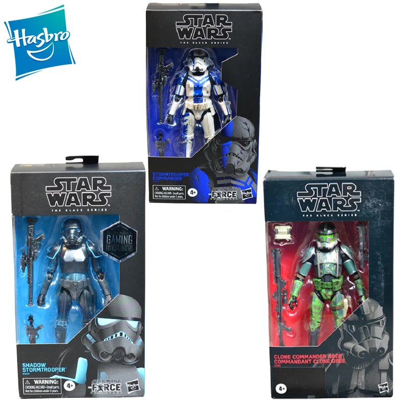 

Hasbro Star Wars Shadow Storm Soldier Black Box 6-inch Action Figure PVC Model Toy Decoration Gift