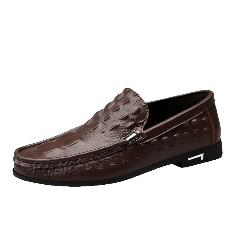 New Men Shoes Casual Breathable Genuine Leather Loafers Comfortable Moccasins Slip Flats Driving 2019 | Обувь