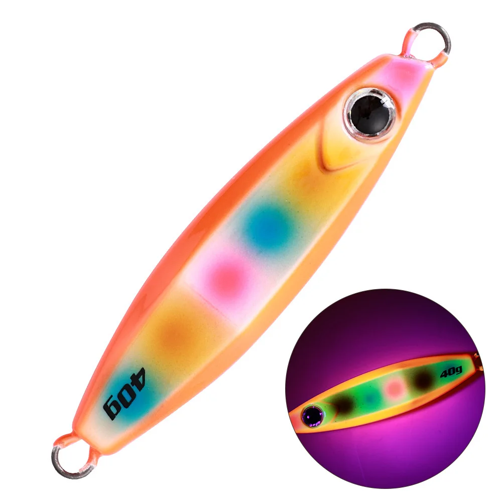 

1pcs 60g 80g Shore Throwing Boat Fishing Slow Shaking Iron Plate Fast Sinking Sea Fishing Lead Fish Iron Plate Road Sub Bait