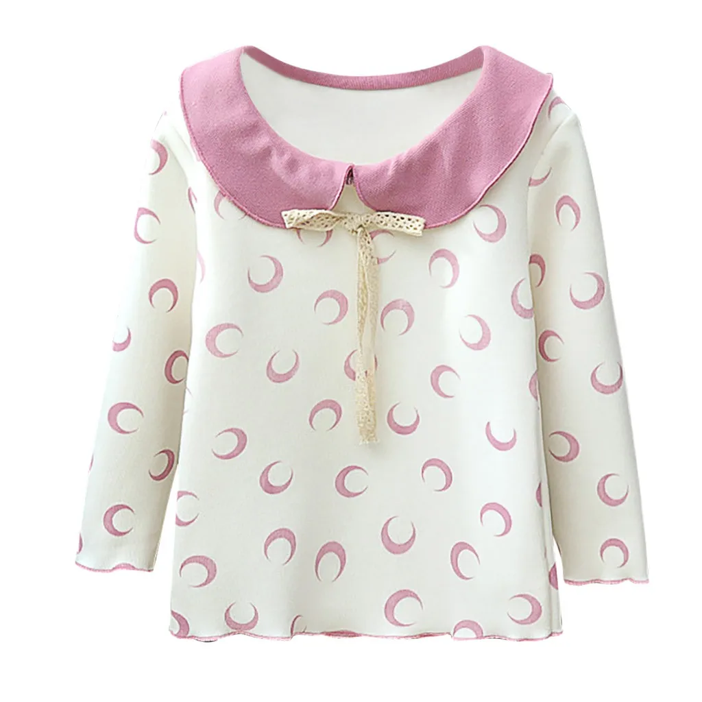 Джемпер с длинными рукавами для маленьких девочек плотная одежда малышей теплый