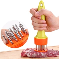1pc meat tenderizer mallet pine needle stainless steel professional steak knife beaf hammer pounder home kitchen cooking tools