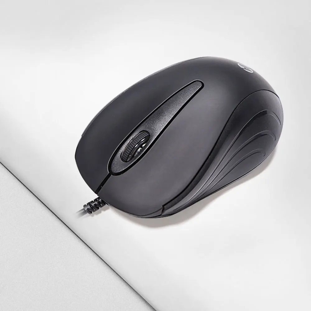 Hp S300 эргономичная дизайнерская мышь для компьютера, ноутбука, портативная проводная USB мышь, удобная на ощупь, настольная, деловая, Офисная мышь