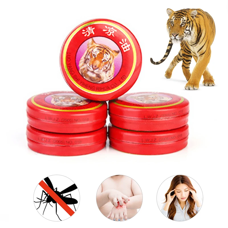 

3pcs Tiger Balm Pain Relief Ointment Relieve Joint Pain Headache Stomachache Dizziness Heat Stroke Insect Stings Herbal Oil