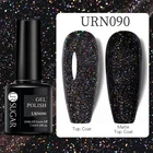 Гель для ногтей UR SUGAR блестящий черный цвет звездное небо отмачиваемый УФ Дизайн ногтей Полупостоянный лак все для маникюра