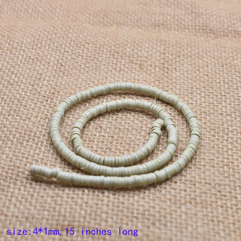 3-4mm 4x1 мм, плоские круглые бусины ручной работы круглая Полимерная глина Fimo чипованный диск свободные бусины для DIY для изготовления украшений ожерелья браслет Поиск - Цвет: 3-4mm