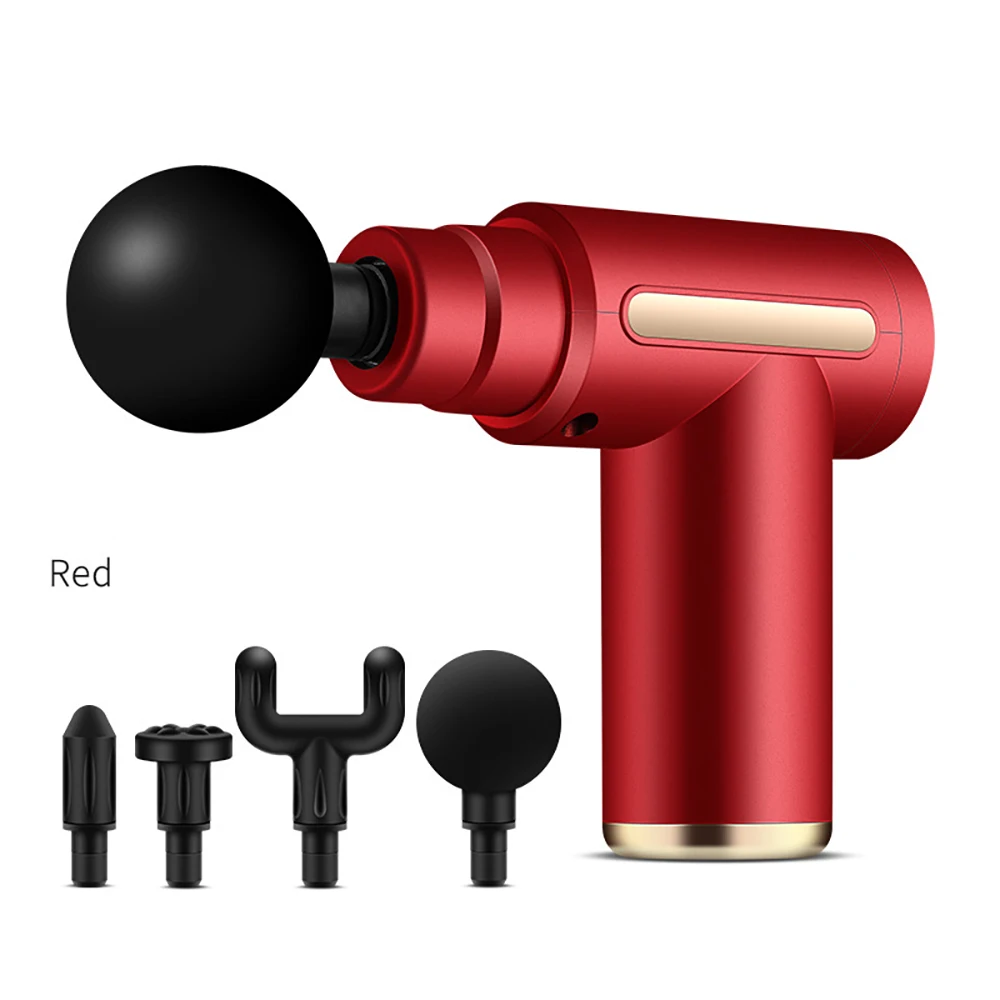 

Portable Mini Wireless Massage Gun Deep Tissue Percussion Muscle Massager For Pain Relief Fascia Gun Electric Body Massager
