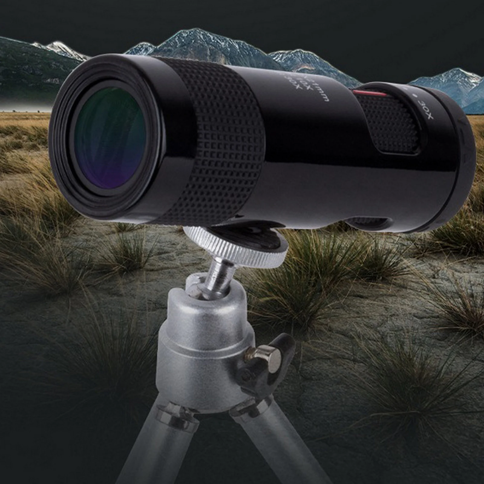 

Professional 10-30*21 Monocular Portable Powerful Telescope With Tripod Phone Holder For Camping Hunting Tourism