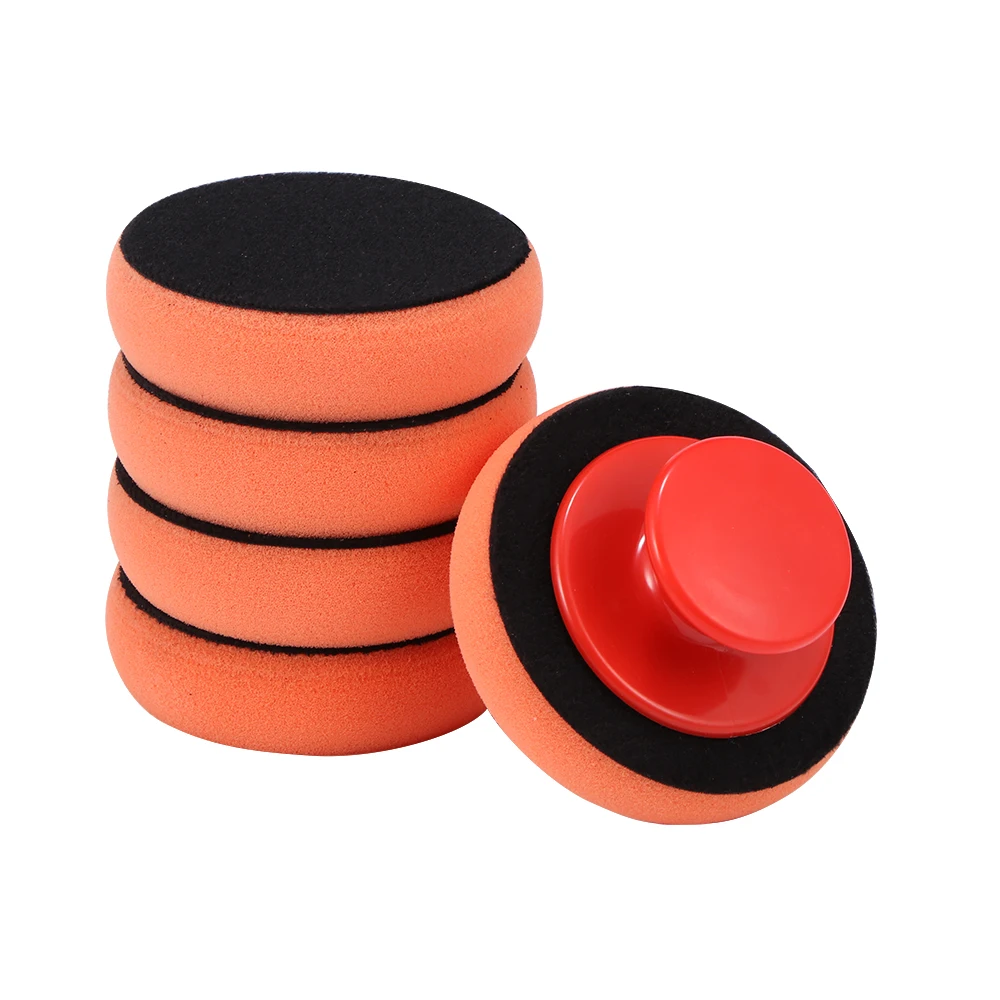 

Новинка, 5 шт., губка для полировки воска AOZBZ для мытья автомобиля, губка для очистки автомобиля, губка для воска, Красивые губки, аксессуары д...