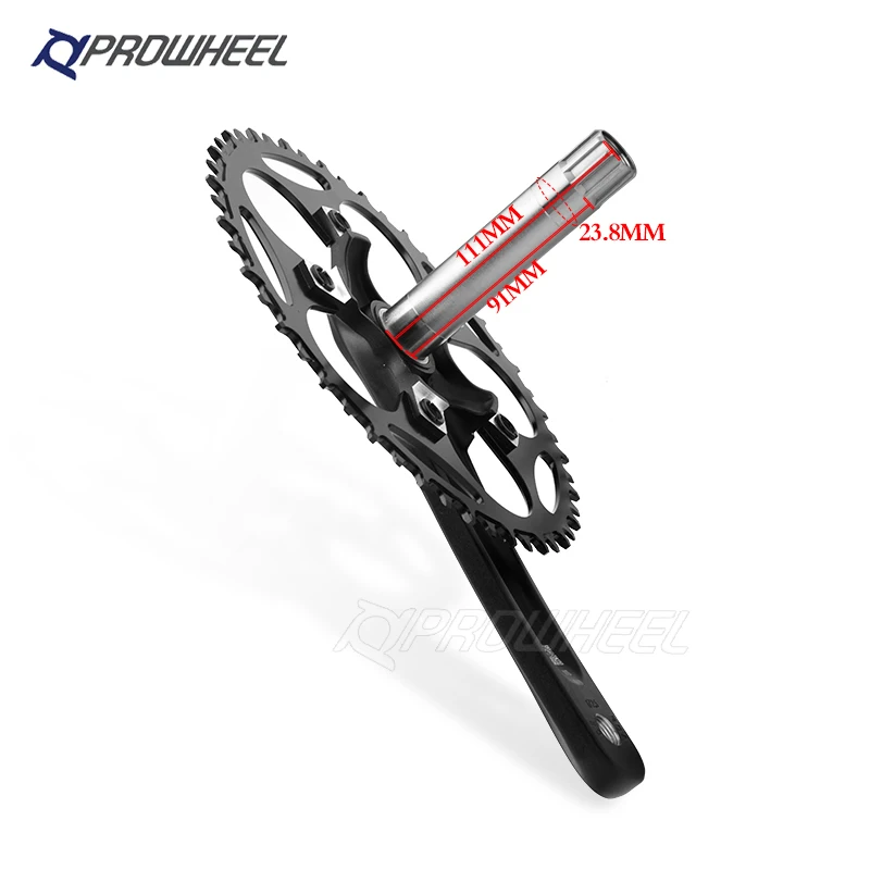 Комплект кривошипов для дорожного велосипеда Prowheel 110 BCD 170 мм 172 5 Кривошип