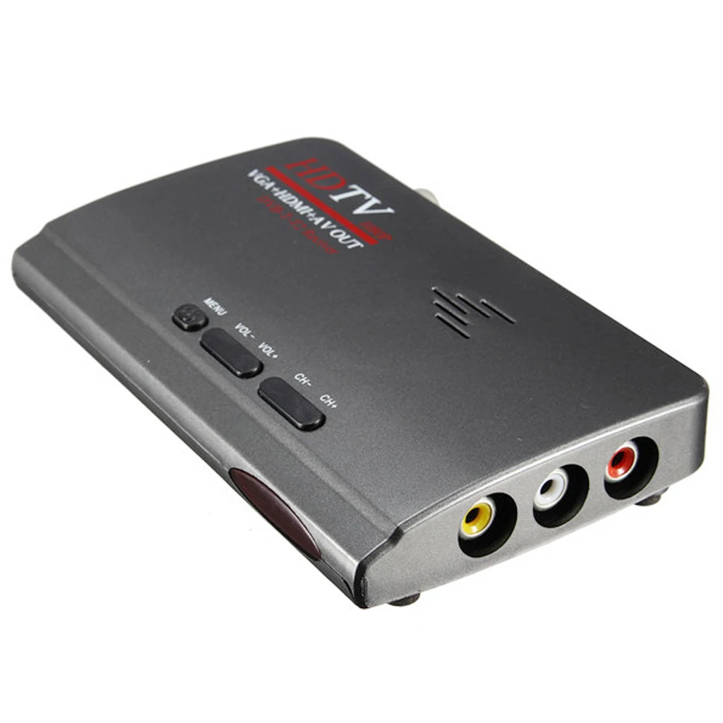 DVB-T/DVB-T2 ТВ-тюнер ресивер DVB T/T2 ТВ-приставка VGA AV CVBS 1080P HDMI Цифровой HD спутниковый ресивер с пультом дистанционного управления