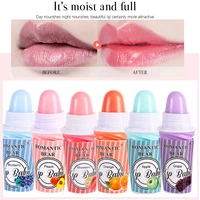 6pcs creative moisturizing lip balm set waterproof lip stick anti drying aging discoloration lip care 6 fruit flavours lipsticks