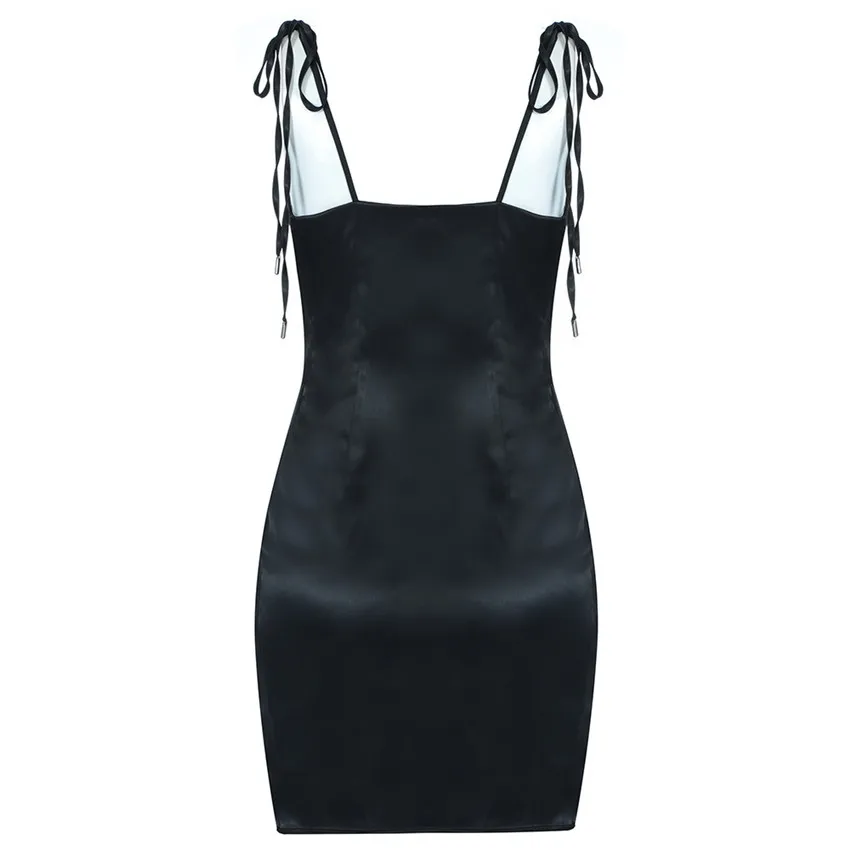 

UKCNSEP High Quality Celebrity Evening Party Dress Women 2020 New Arrival Summer Sexy V Neck Lace Up Bodycon Women Dress Vestido