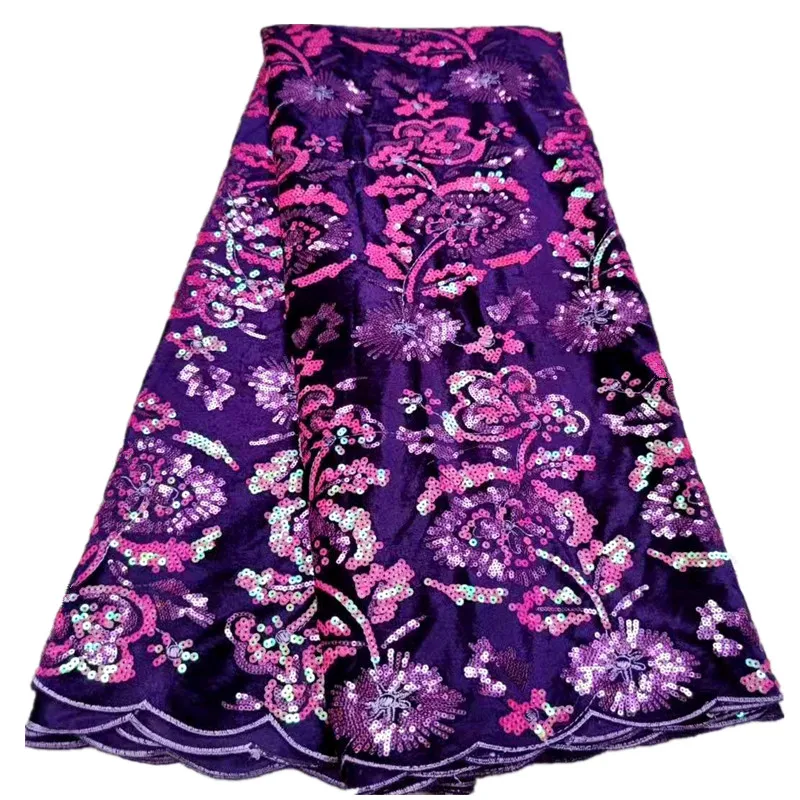 

Бархатная кружевная ткань, Африканское кружево с блестками, 2021, высококачественное нигерийское кружево с вышивкой блестками