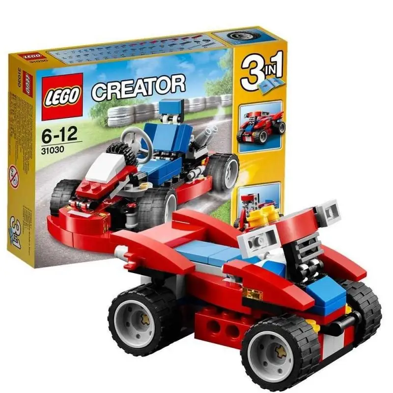 LEGO KART Цвет Красный CREATOR 3 в 1 | Игрушки и хобби