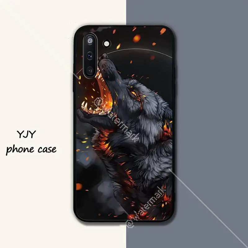 

cool Snow Wolf mobile phone cover case for Samsung galaxy J2 J2 J3 J4 plus J5 prime J7 2016 J6 note 5 8 9 10 coque