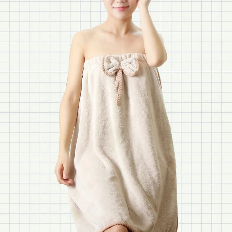 

Bath Towel Suit Lady Girl Women Sexy Wearable Quick Dry Magic Bathing Beach Wash Clothing Beach Dresses bath stuff