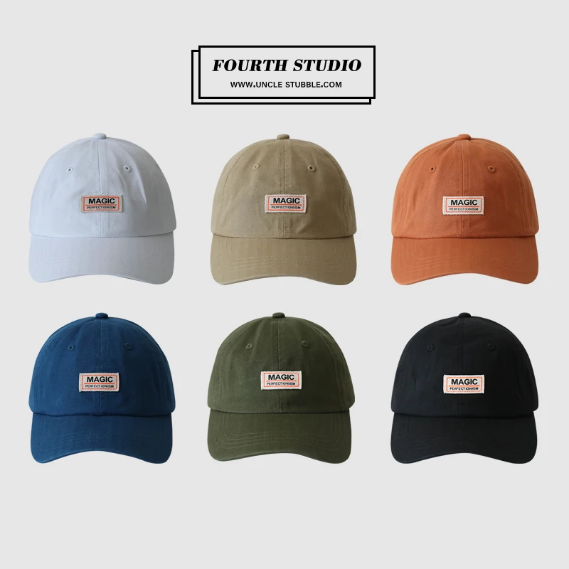 Тонкая Кепка для мужчин и женщин козырек с широкими полями в Корейском стиле