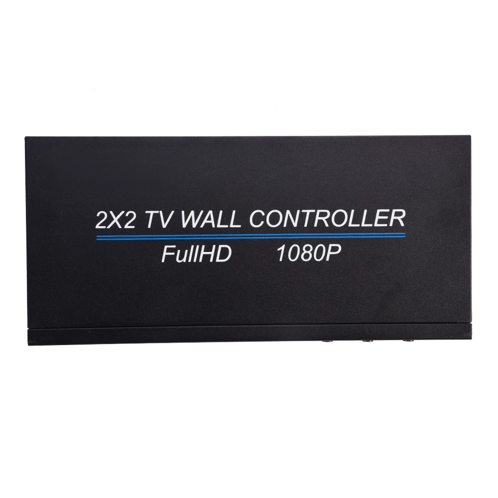 

4 Channel TV Video Wall Controller 2x2 HD 1080P DVI VGA USB Video Processor 4K 60Hz Wall TV Picture Image Splicing Screen