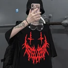 Женская футболка с коротким рукавом, в готическом стиле