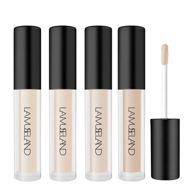

Hot Sale 4 Colors Liquid Concealer Moisturizing Cover Blemishes Even Skin Color Face Concealer Cosmetic Beauty Maquiagem *