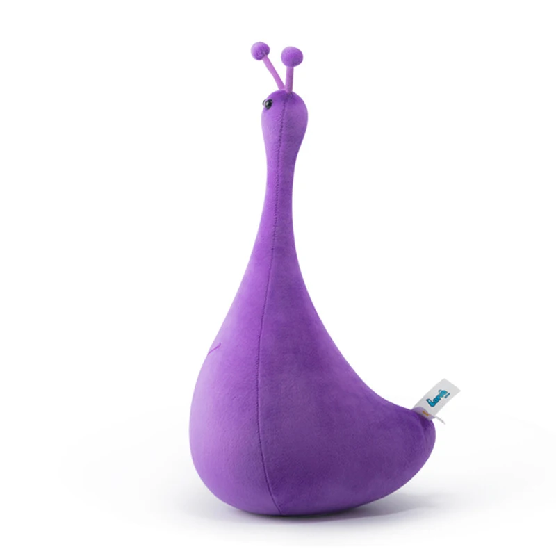 23 см мультфильм насекомое плюшевые игрушки Larvas фиолетовая милая мягкая кукла