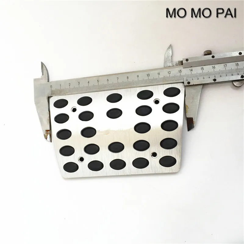 Алюминиевые Серебристые S-Line Топливные Тормозные ножные педали скольжения без