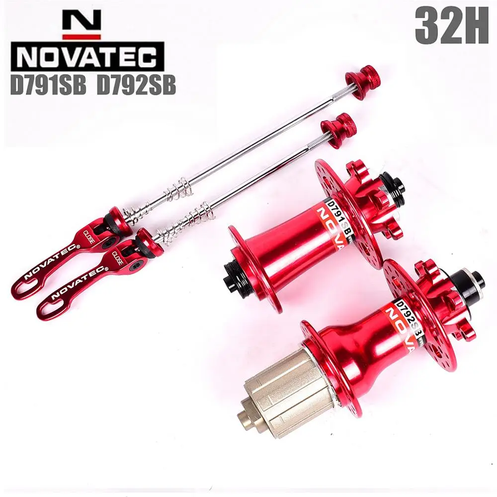 Велосипедные втулки Novatec 32H D791SB D792SB MTB велосипедные дисковые 8 9 10 11 скоростей для