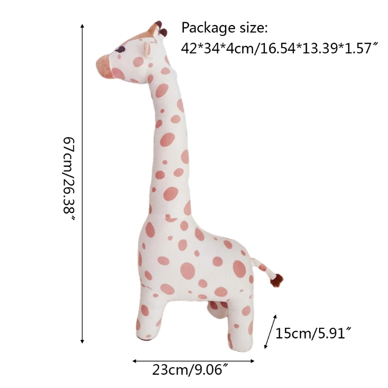 

Real Life Giraffe Plush Toys Soft Stuffed Animal Dolls Kids Children Baby Birthday Gift Room Decor