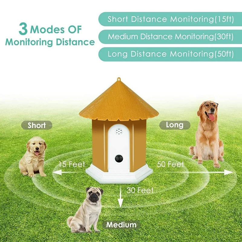 

Anti Barking Device, Ultrasonic Anti Barking,Bark Control Device with Adjustable Ultrasonic Level Control
