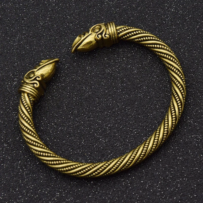 Модные украшения в виде вороны браслет ручной работы скандинавском готическом