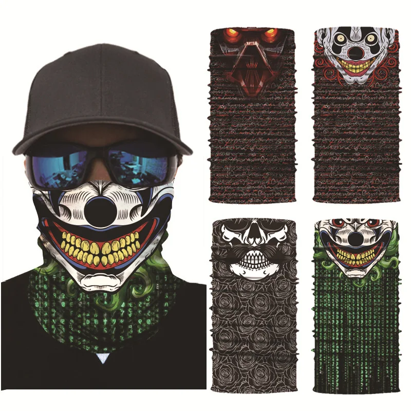 

3D Bandana Face Shield Cycling Neck Buffs Motorcycle Face Windproof Mask Winter Warm Breathable Headband Hiking Scarf