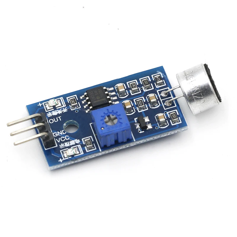 3pin модуль датчика распознавания звука голоса умный автомобиль робот Вертолет