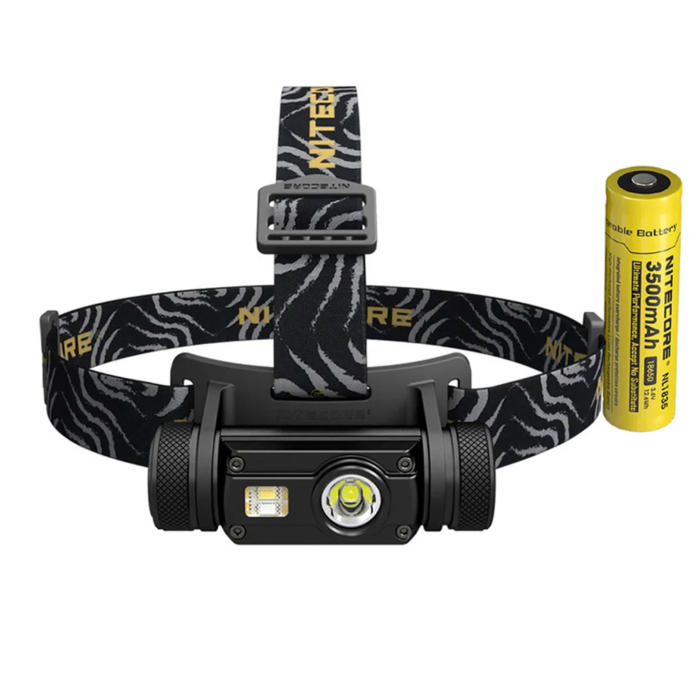 HC65 NL1835 NITECORE HC65 USB Перезаряжаемый налобный фонарь CREE XM-L2 U2 max 1000 люмен дальность луча 110 м наружная фара для велосипеда - Испускаемый цвет: HC65 NL1835